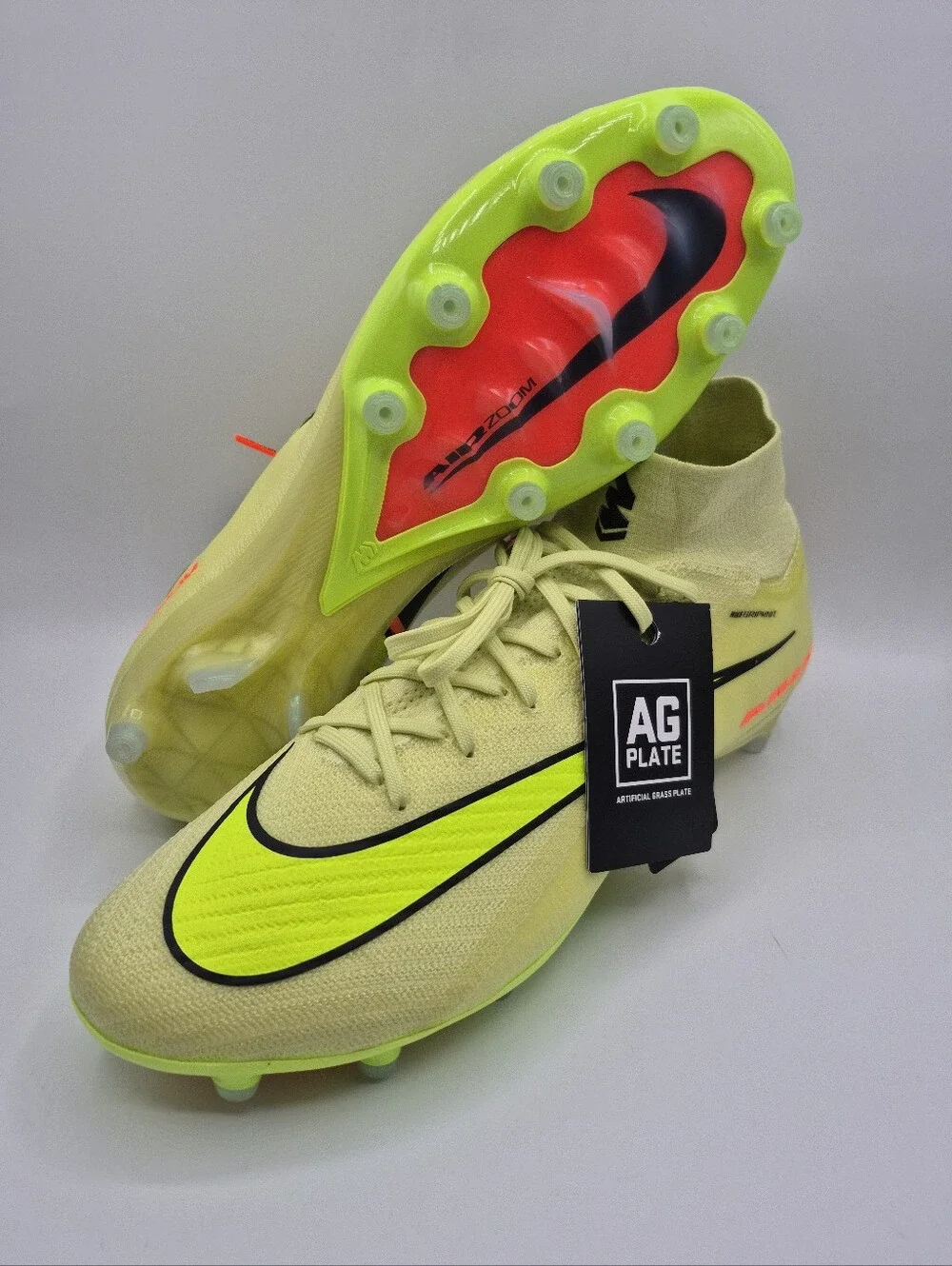 Nike Zoom Superfly 10 Elite AG-Pro Volt Cleats FQ8339-300 Mens Size 12.5 New